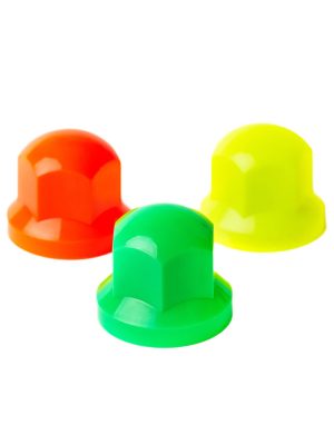 Nakładki na śruby fosforyzujące niskie