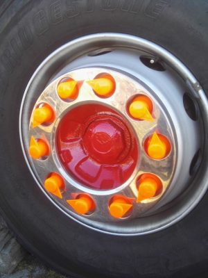 Fosforyzujące nasadki ze wskaźnikiem 32mm kolor pomarańczowy