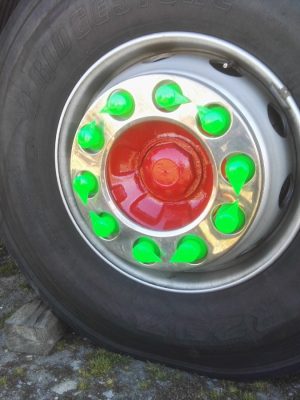 Fosforyzujące nakładki ze wskaźnikiem 32mm kolor zielony